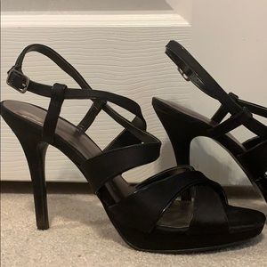 Black Strappy Heels